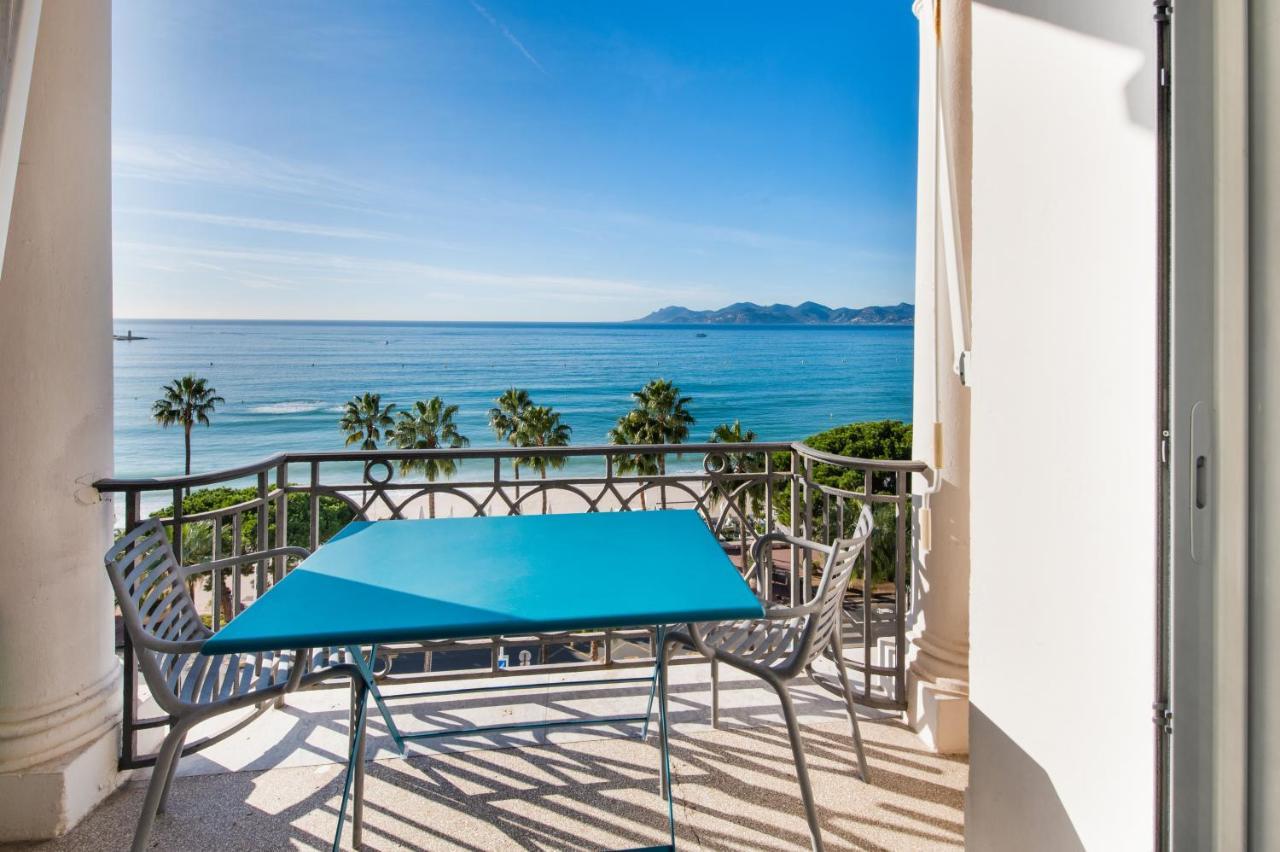 Palais Miramar - Suite Blue Room - Vue Mer -Croisette Emplacement Unique - 20M Plage - Wifi - Clim Cannes Zewnętrze zdjęcie