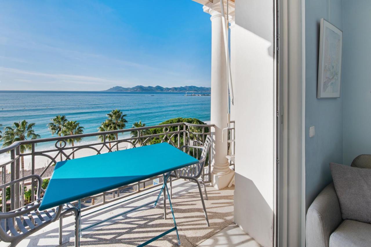 Palais Miramar - Suite Blue Room - Vue Mer -Croisette Emplacement Unique - 20M Plage - Wifi - Clim Cannes Zewnętrze zdjęcie