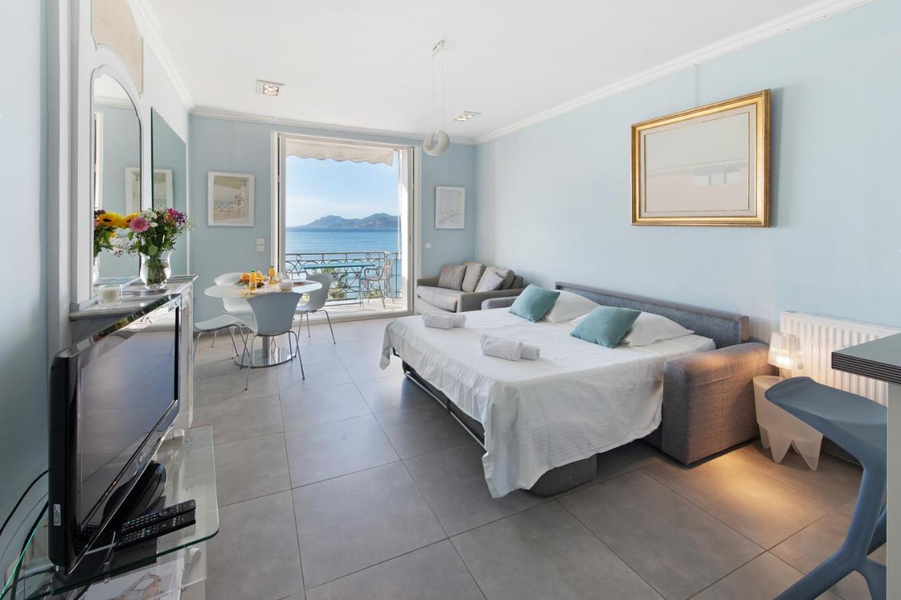 Palais Miramar - Suite Blue Room - Vue Mer -Croisette Emplacement Unique - 20M Plage - Wifi - Clim Cannes Zewnętrze zdjęcie